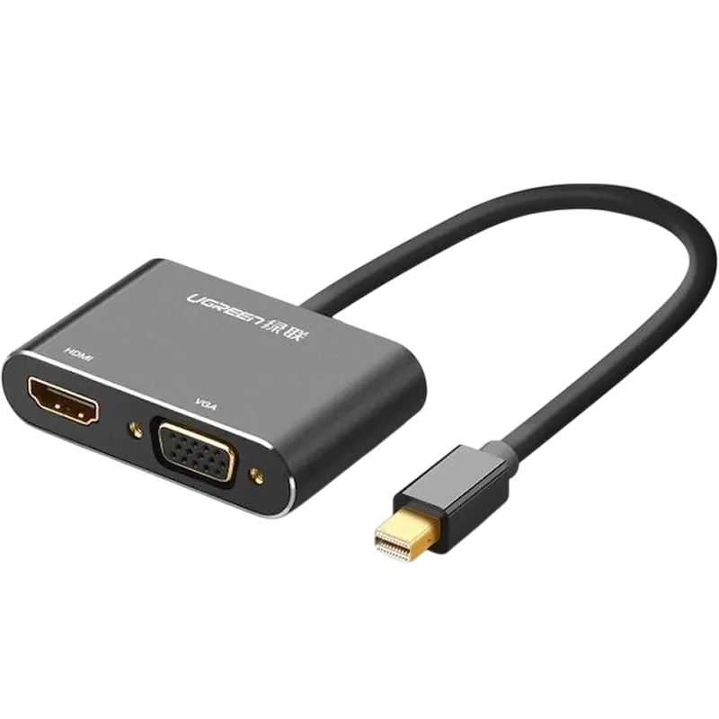 UGREEN MD115 Mini DP to HDMI + VGA Converter Mascom International.webp